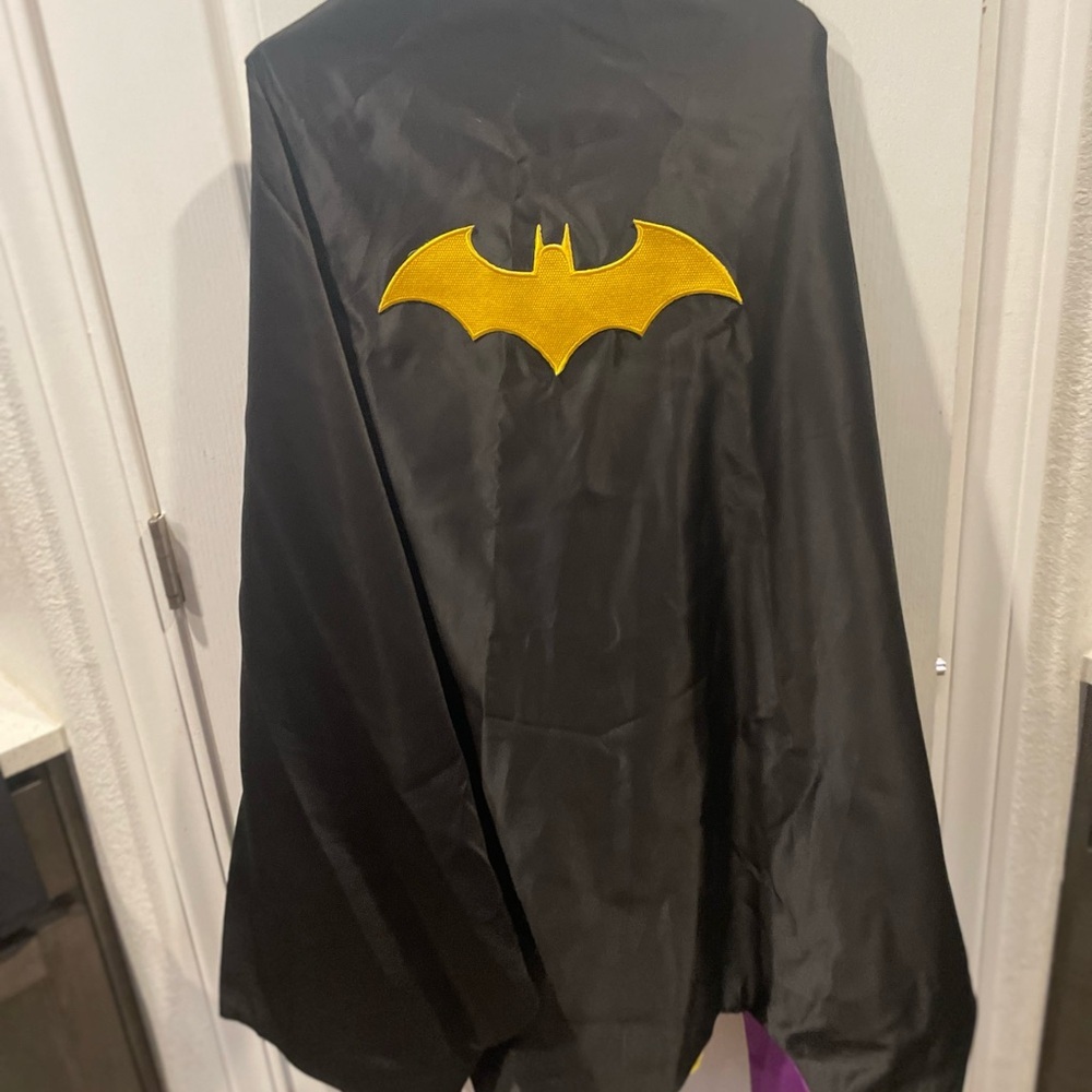 Batman Batgirl Superhero Cape